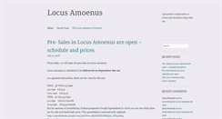 Desktop Screenshot of locus-amoenus.slcds.info